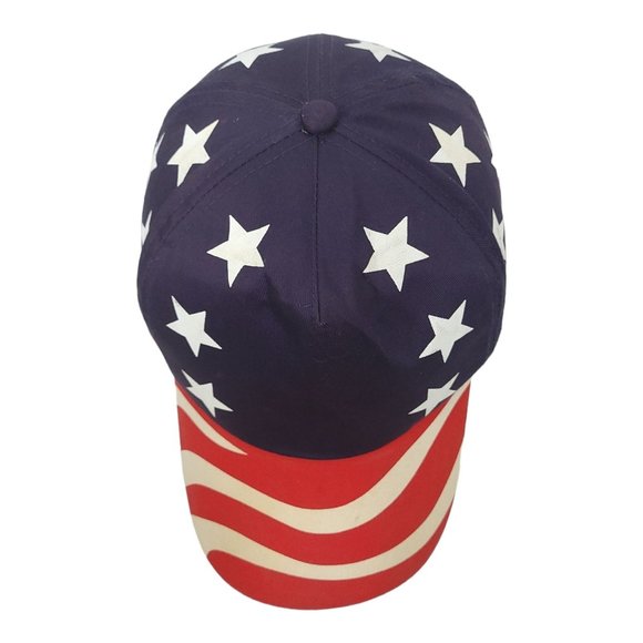 Cobra Star Spangled Banner Flag Cap Snapback Cap Trucker Baseball Hat - Picture 6 of 13